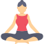 Meditation court yoga area
